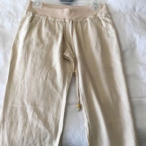 Love tree traveler pants beige new with tags